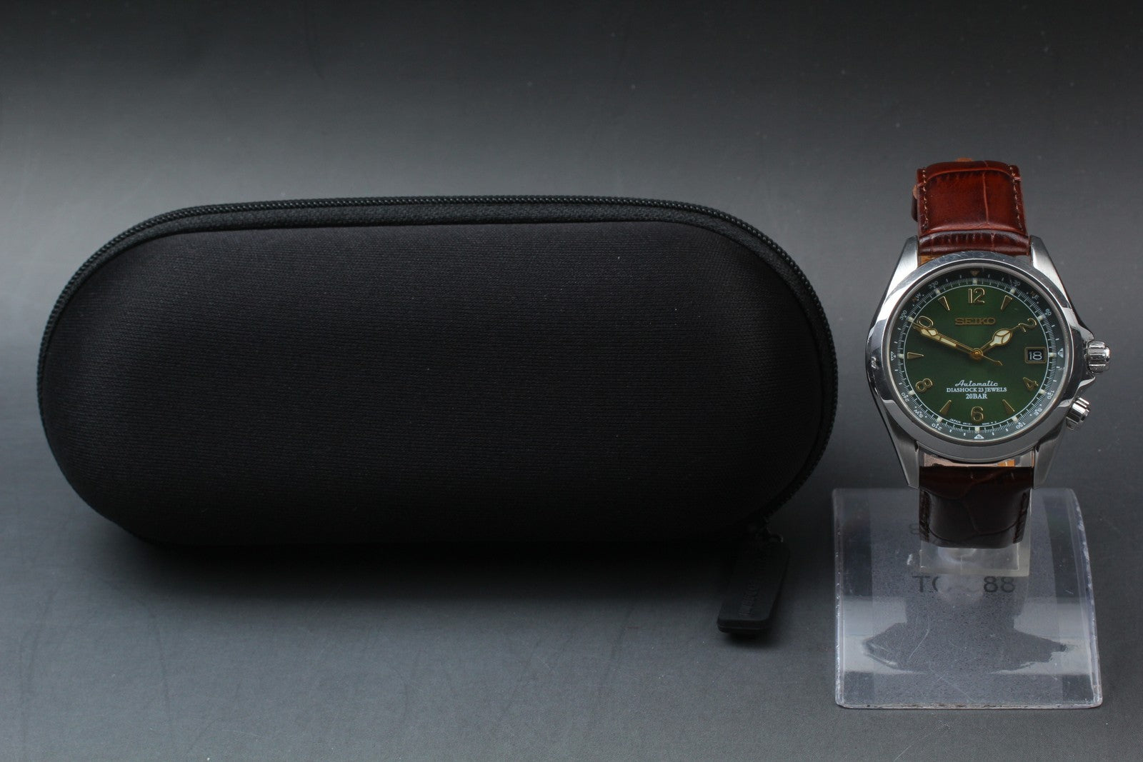 [Exc+5] SEIKO Alpinist 6R15-00E0 SARB017 Green Automatic Men’s Watch JAPAN