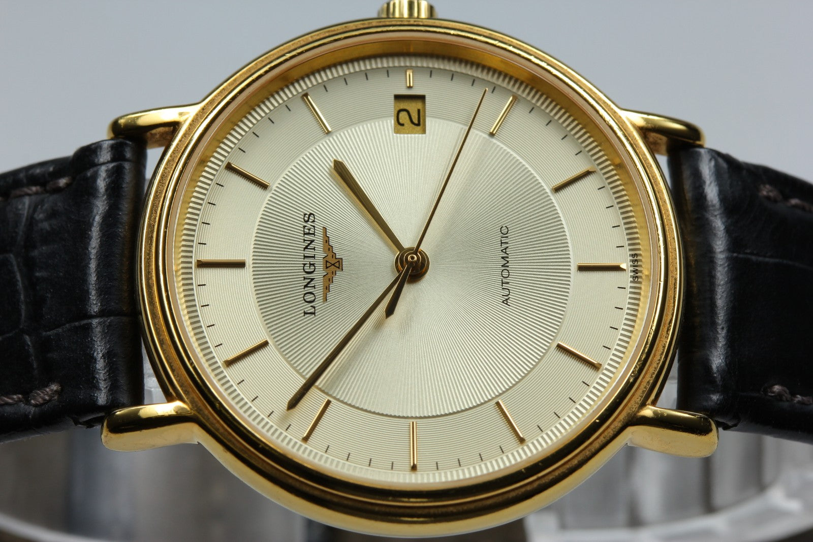 Vintage LONGINES Grand Classic L4.721.2 Automatic Gold Women's Watch 34mm JAPAN