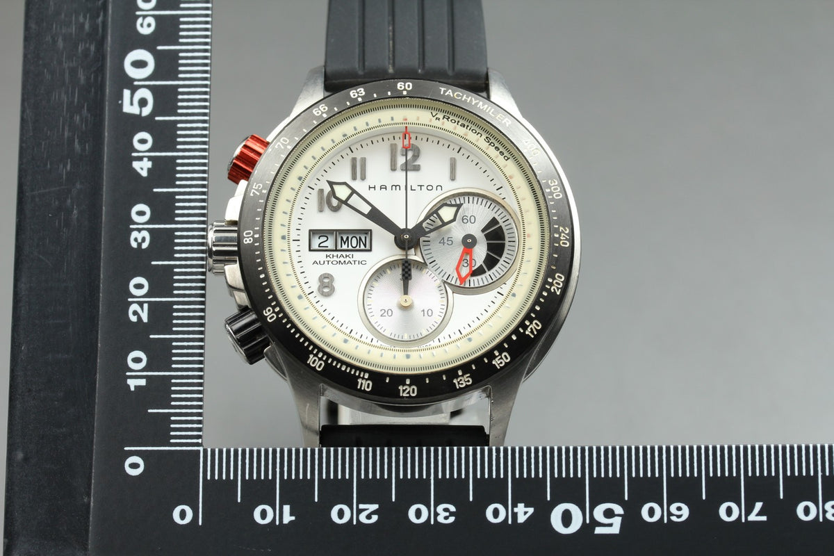 Hamilton Khaki Tachymiler H717260 Automatic Chronograph Men's Watch 45mm JAPAN
