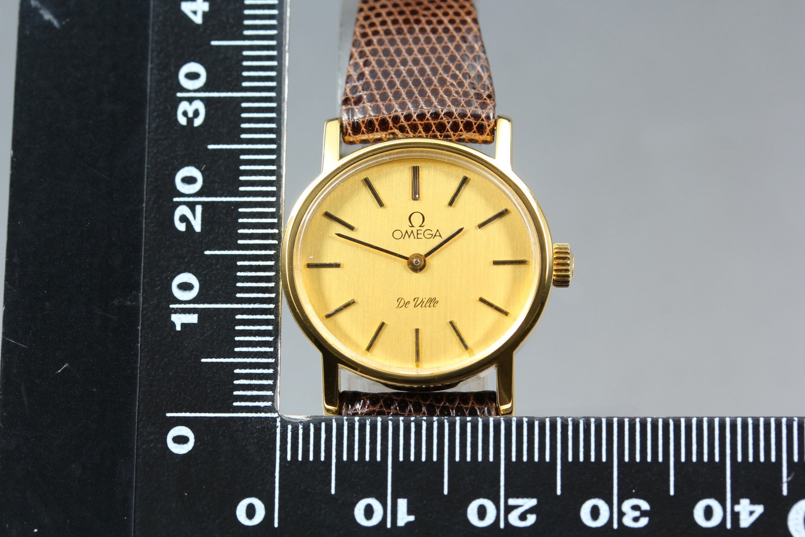 Overhauled[Exc+5] OMEGA De Ville Cal.625 511.0508 24mm Gold Manual Women's Watch