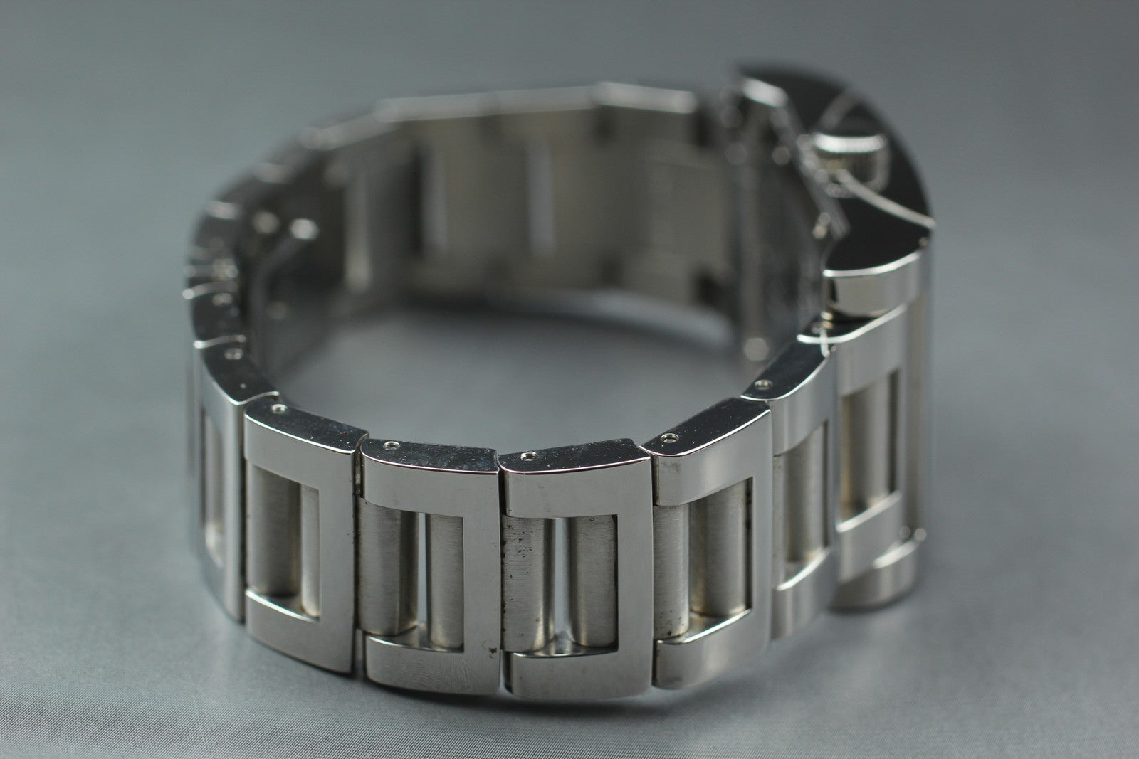 [Exc+5 Box] BVLGARI Rettangolo RT45S Automatic Date White Dial 26mm Watch JAPAN
