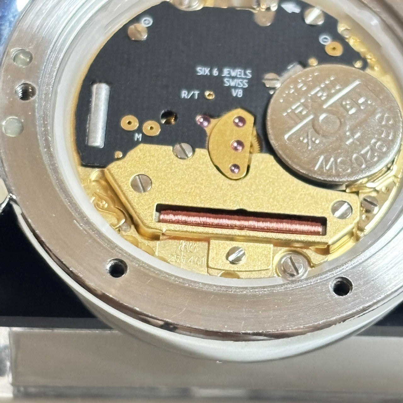 [Exc+5] Louis Vuitton Tambour Q1311 32mm Date Brown Women's Quartz Watch JAPAN