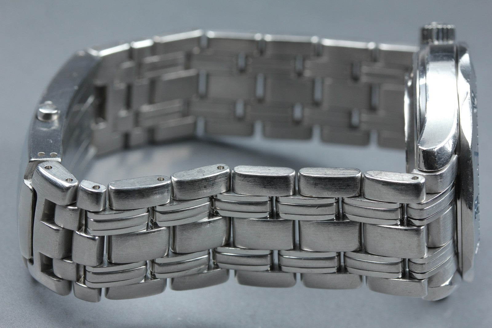 Overhauled [w/Box] OMEGA Seamaster 300M 2562.80 Date Blue 36mm Qz Men's Watch