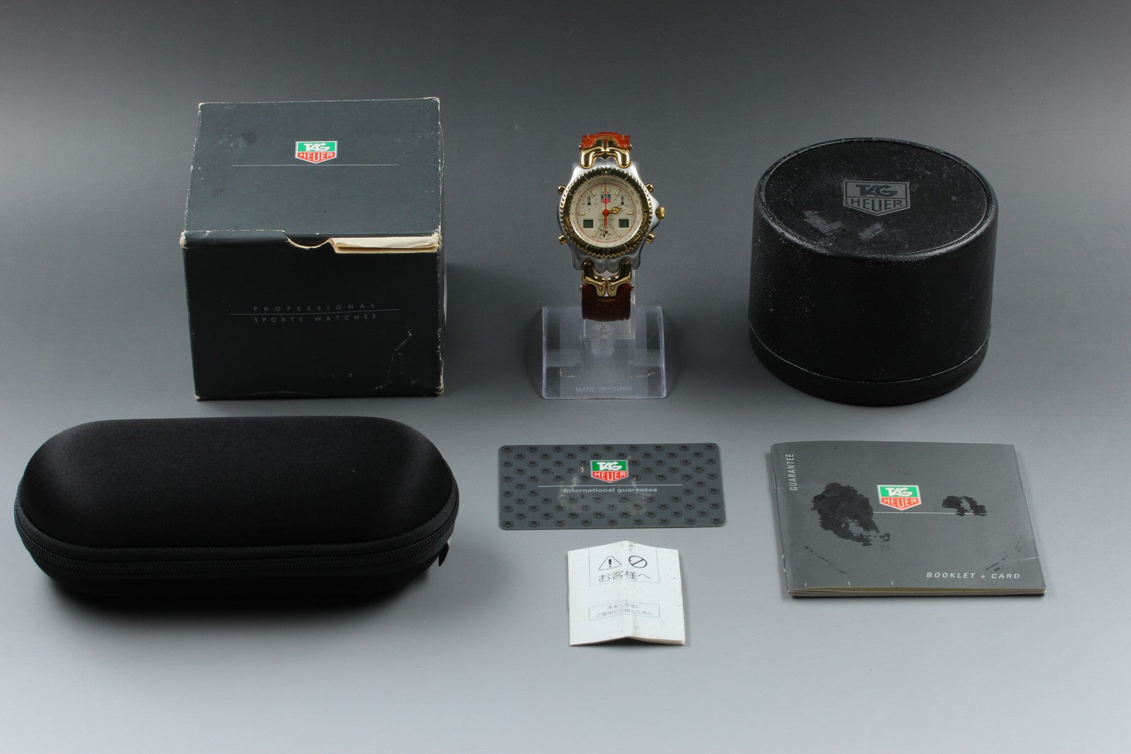 TAG HEUER SENNA SEL S/el CG1123-0 Chronograph Men's Quartz Watch [Box]