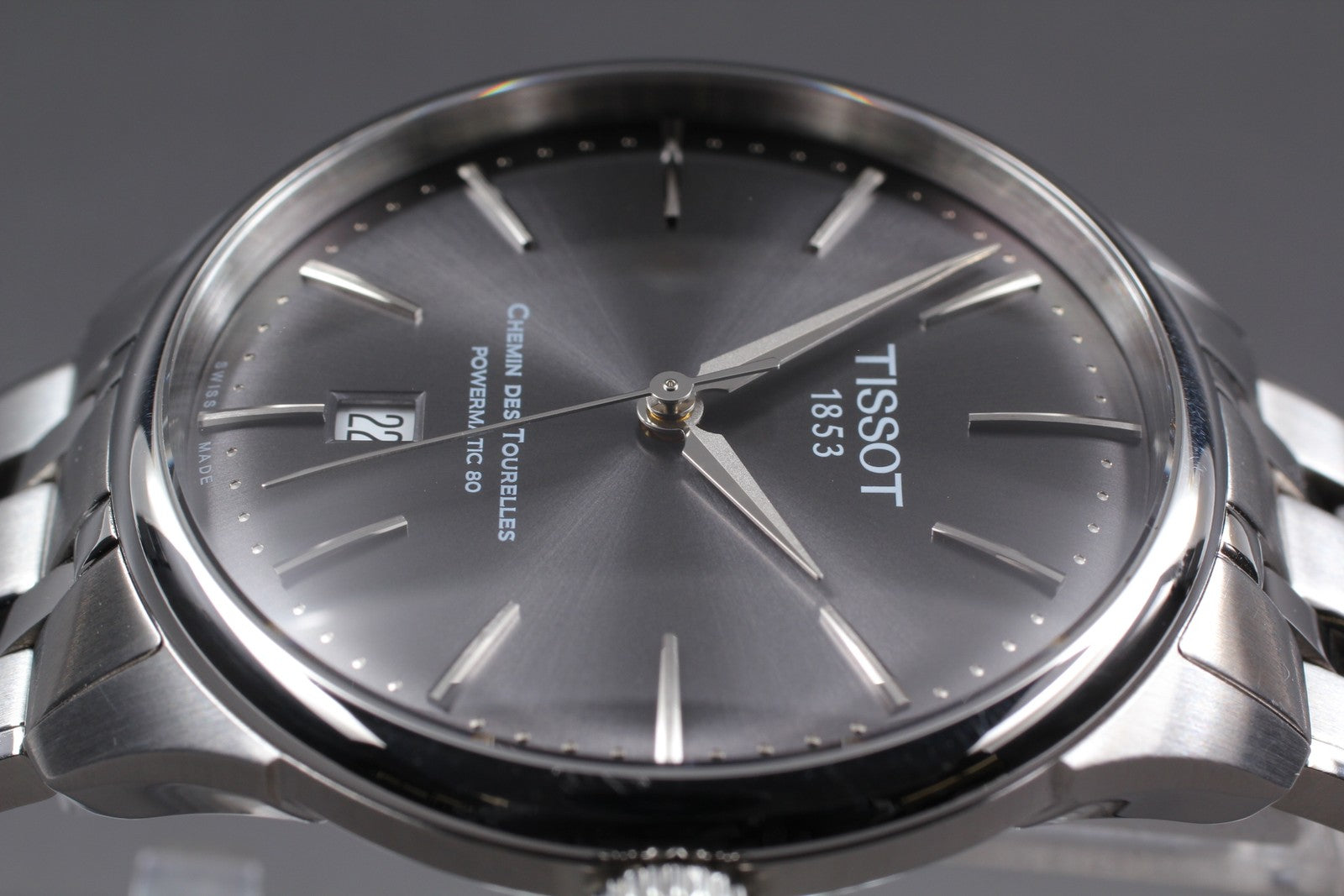 TISSOT Chemin des Tourelles Powermatic 80 T139807A Automatic Men's JP Box JAPAN