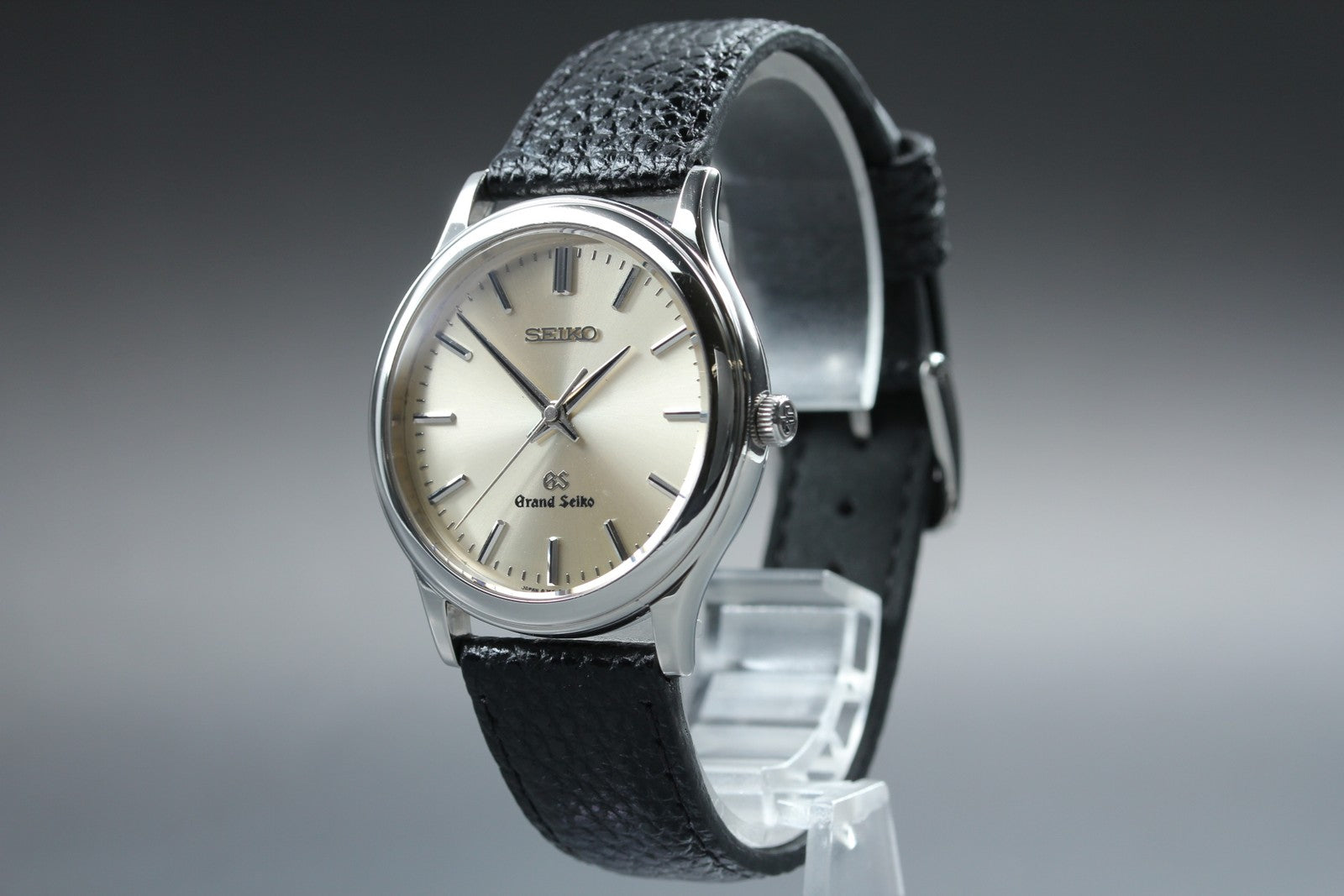 SEIKO Grand SEIKO GS 8J55-0A10 Silver Black 34mm Quartz Men's Watch