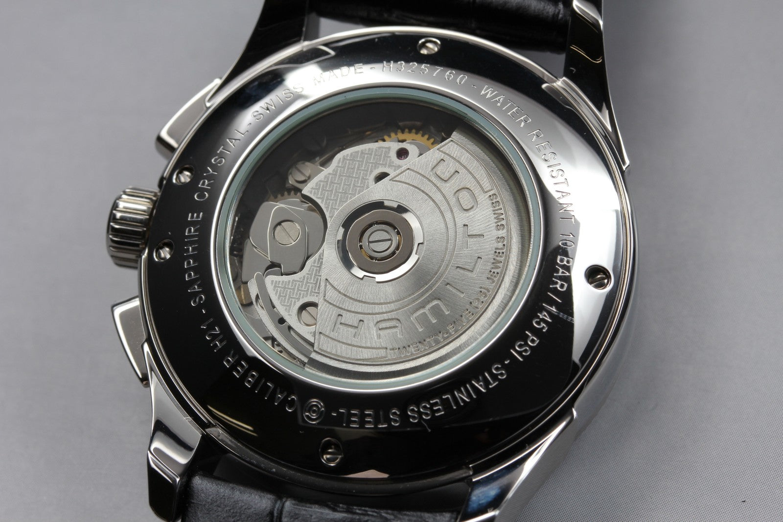 N MINT*Box Hamilton Jazzmaster H325760 Black Automatic Men’s Watch 40mm JAPAN