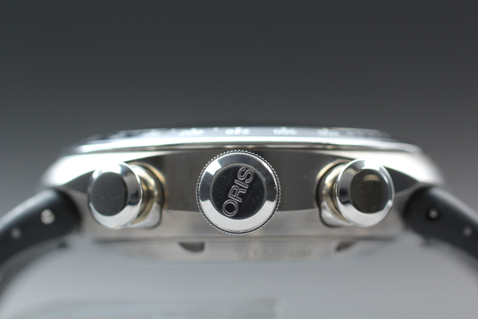 Limited [Exc+5] ORIS Williams TT3 Chronograph 7587 Black Automatic Men's Watch