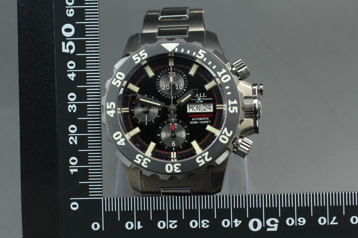 Ball Engineer Hydrocarbon Nedu DC3026A Automatic Chronograp Men's Watch 44mm JP