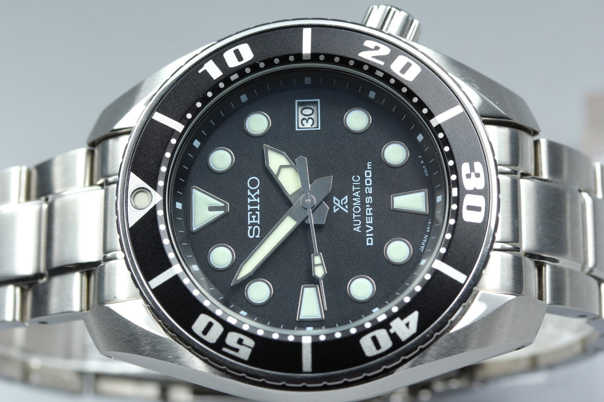 SEIKO Prospex 6R15-00G0 SBDC031 Divers Black 44mm Automatic Men's Watch JAPAN