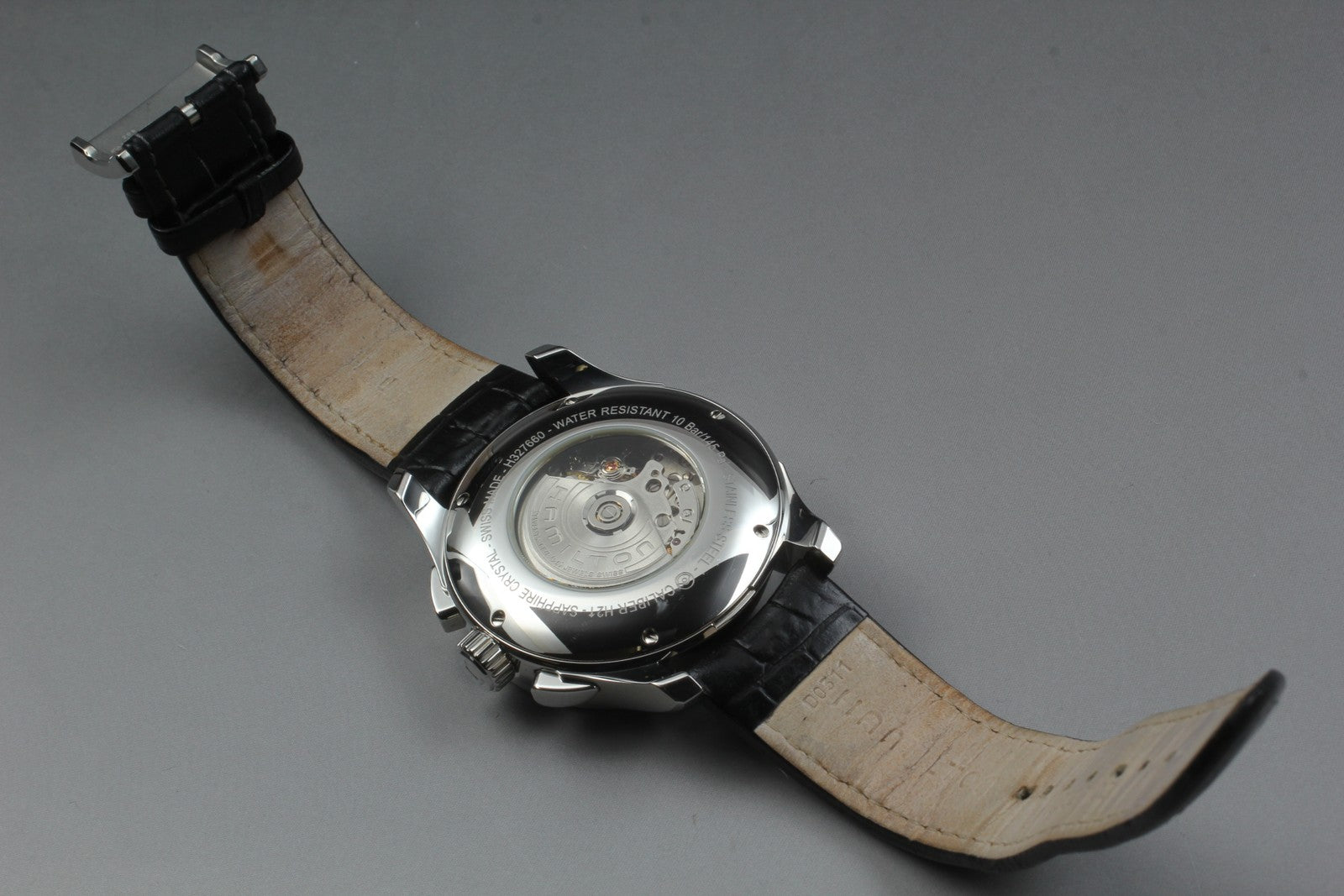 Exc+5* Box HAMILTON Jazzmaster Maestro H327660 Automatic Black Men's Watch JP