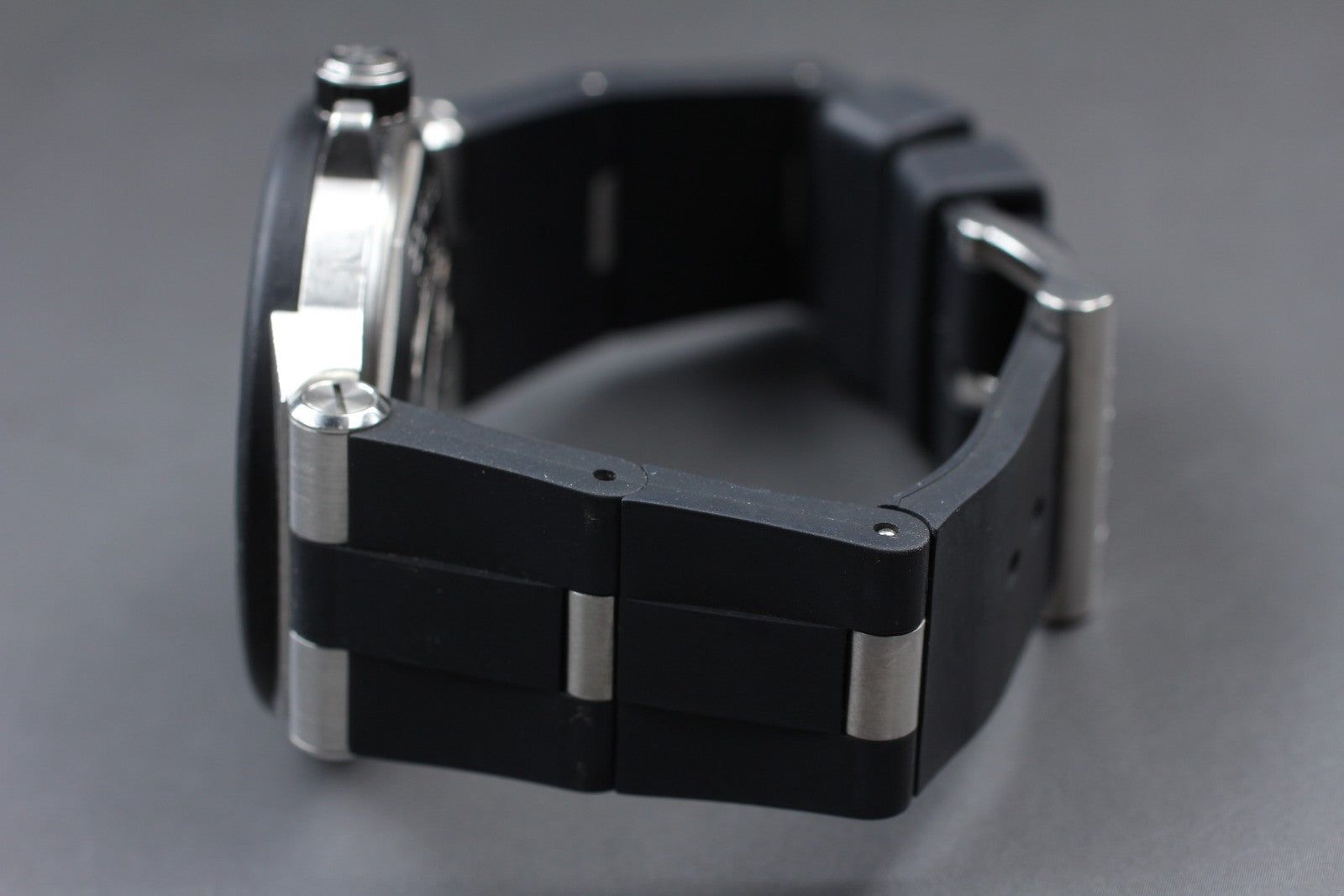 [Exc+5]Box BVLGARI Diagona DG40SV Automatic Black Dial Boy's Watch 40mm JAPAN