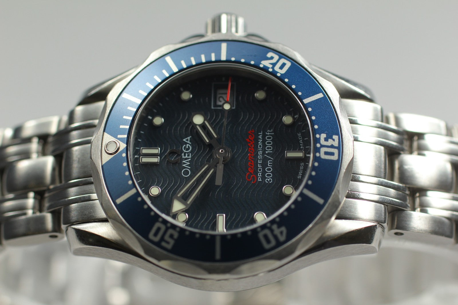 New Batt[N MINT]Box OMEGA Seamaster Professional 2224.8 Cal.1424 Ladies Quartz