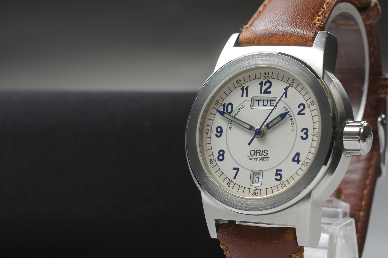 [Exc+5] ORIS Big Crown 7500 Silver Automatic Day/Date 40mm 25J Men's Watch JAPAN