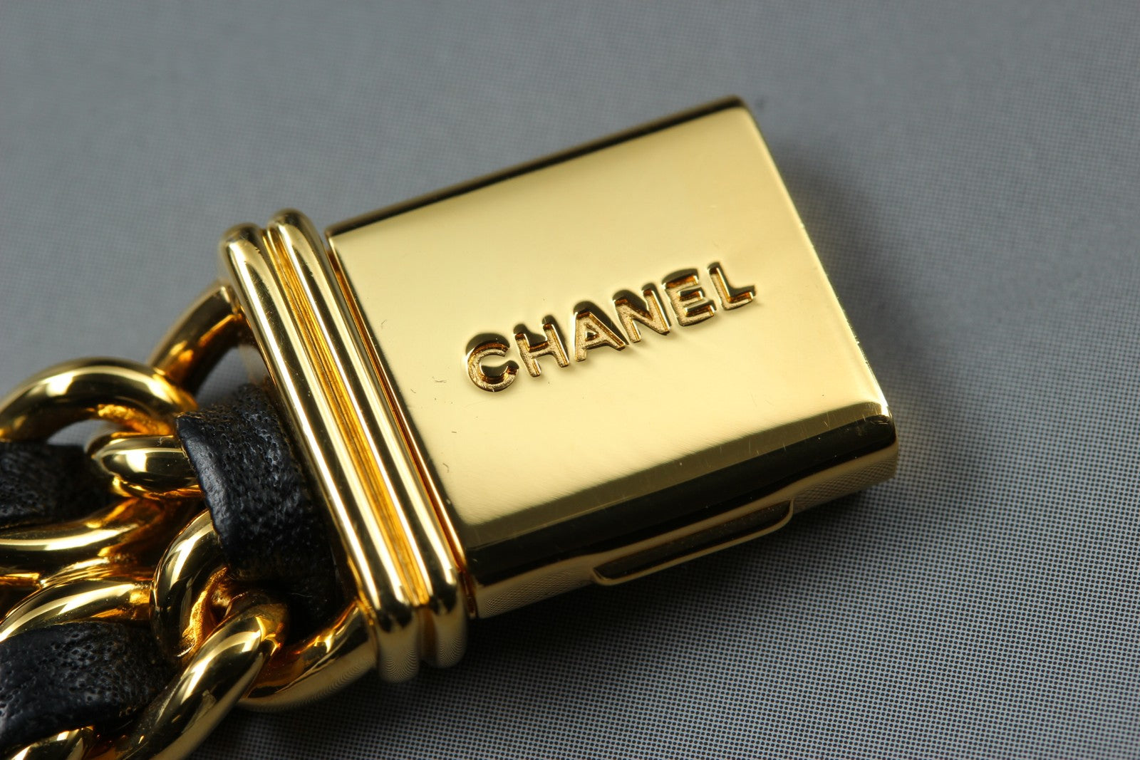 CHANEL Premiere L Size Black Dial Gold 20mm Quartz Women’s Watch [w/Box]