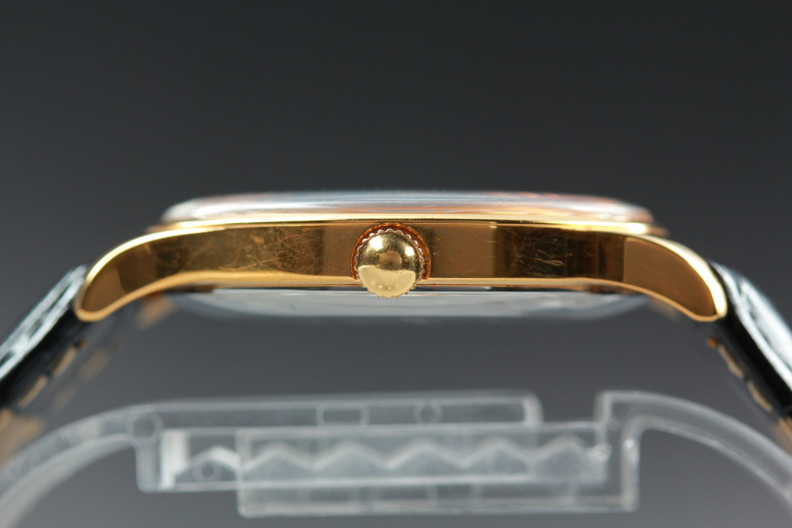 Longines Grand Classic L4.685.2 Gold Dial Automatic Date Men's Watch 36mm N MINT
