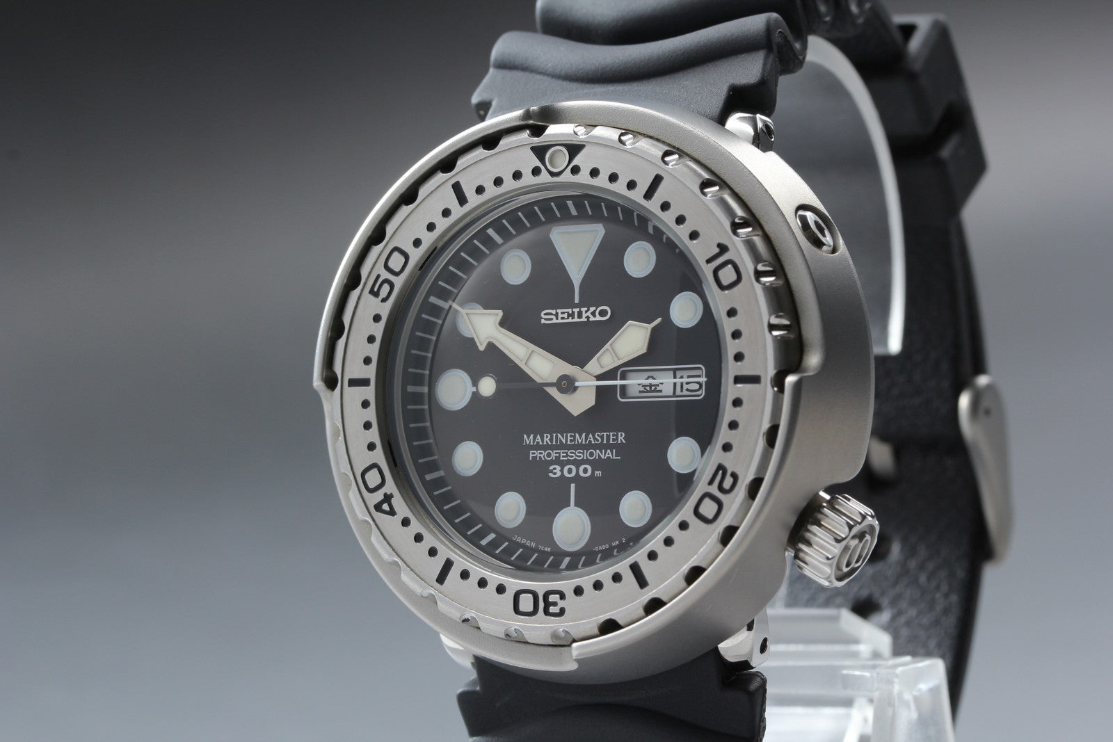 [Near MINT Box] SEIKO MARINE MASTER 7C46-0AC0 SBBN017 Qz Men's Watch Japan