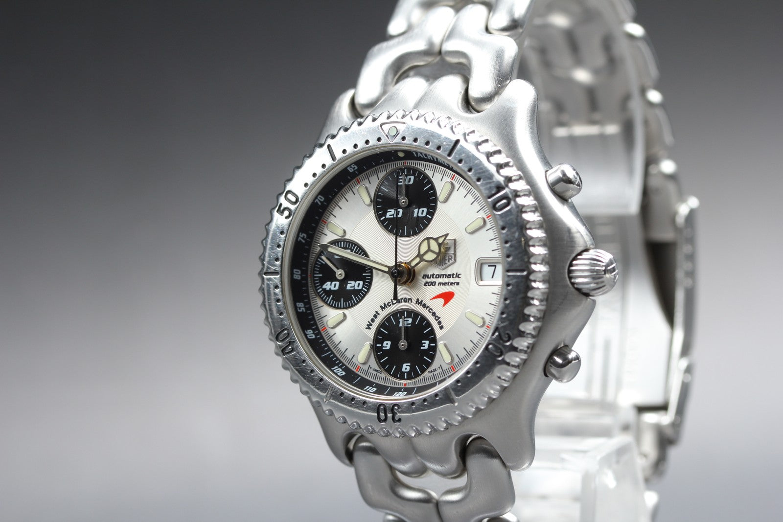 TAG Heuer SEL McLaren Mercedes CG2113 Automatic Chronograph Men's Watch 39mm JP