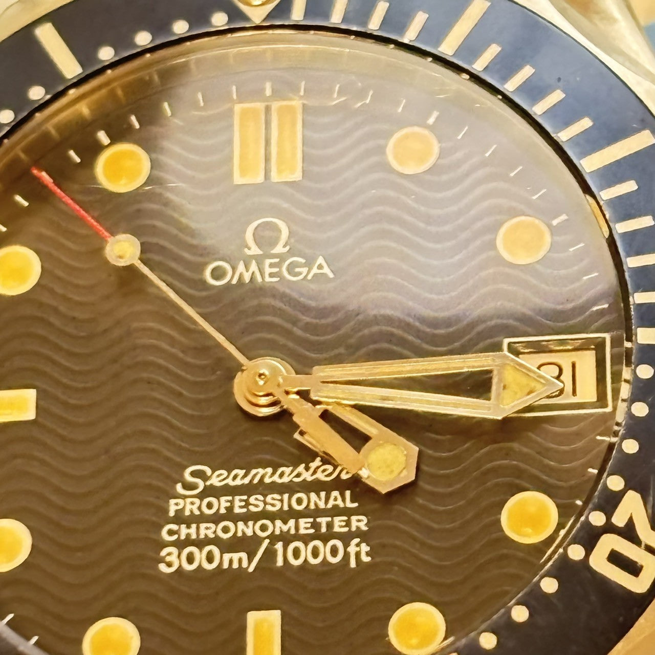 [Overhauled] OMEGA Seamaster 300M 2551.80 Cal.1109 AT Blue 36mm Unisex  Watch