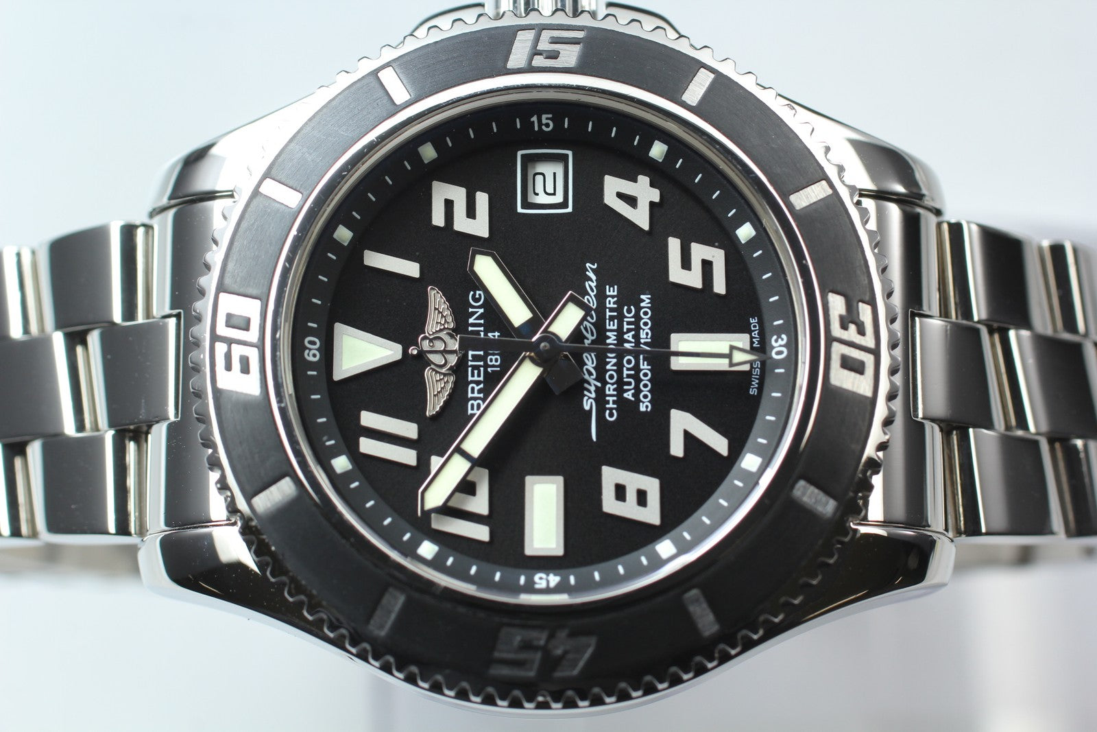[Polished Box] Breitling Superocean 42 A17364 Black 42mm Automatic Men's Watch