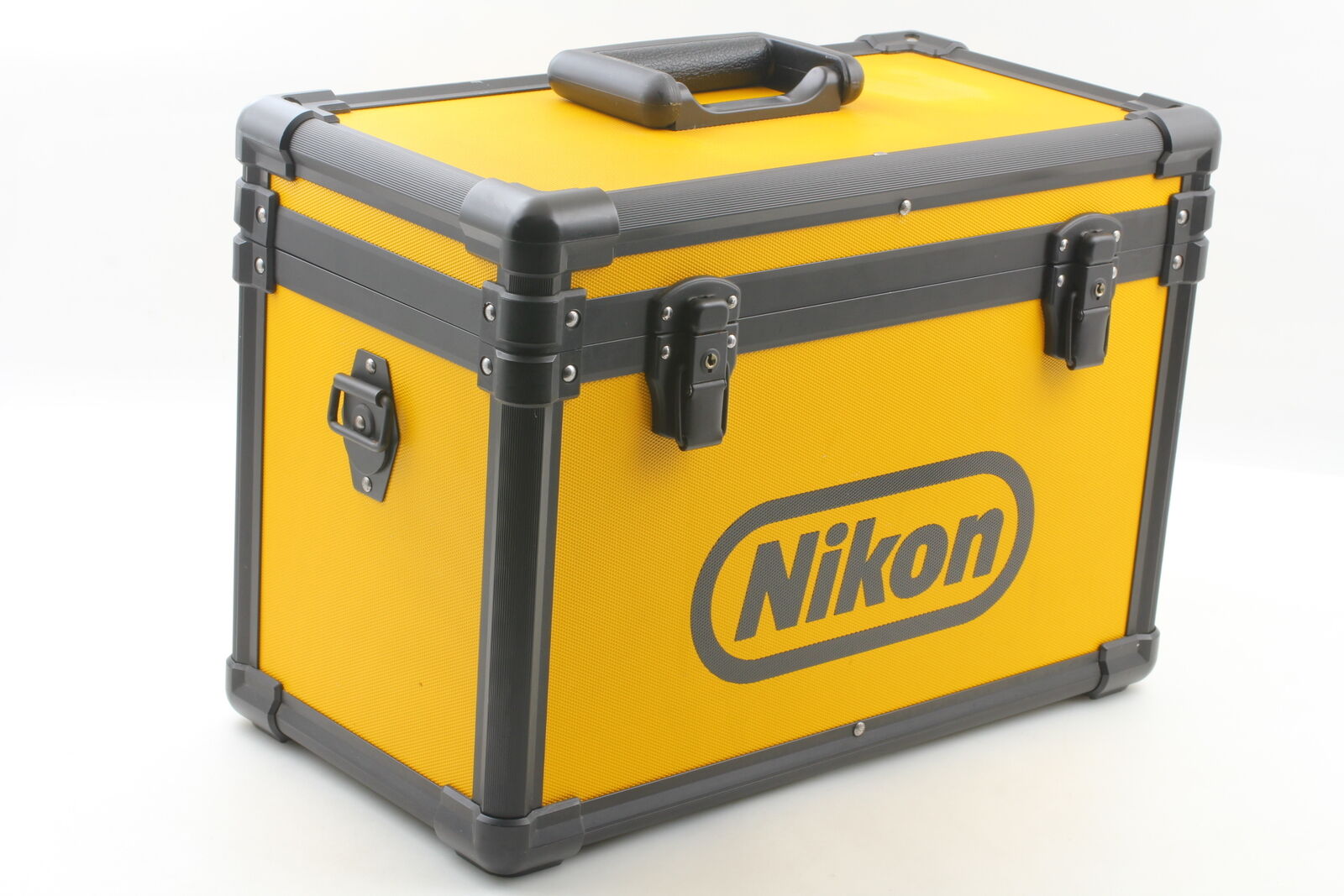 [Exc+5] Rare Nikon Vintage Yellow Hard Aluminum Camera Trunk Case From JAPAN