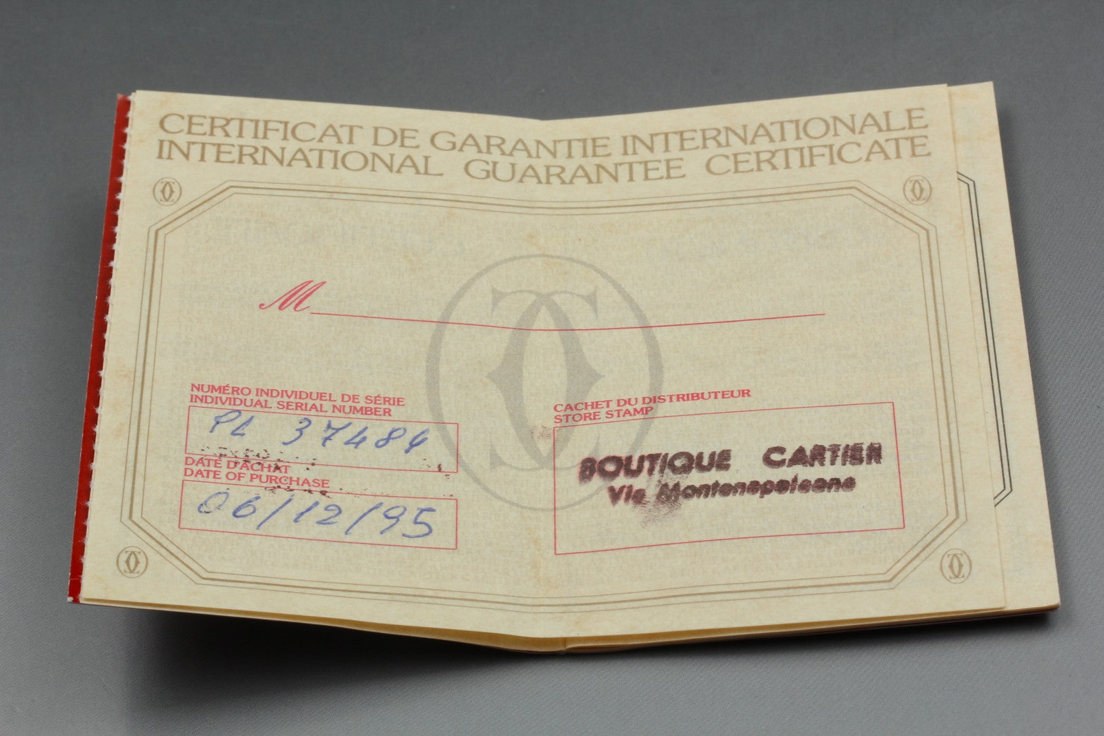 Exc+5 Box Cartier Must de Cartier 21 1340 Brown Silver 27mm Women's Quartz Watch