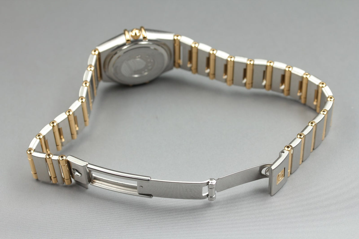 Polished OMEGA Constellation Mini 1267.75 Cal.1456 Diamond 22mm Qz Women's Watch