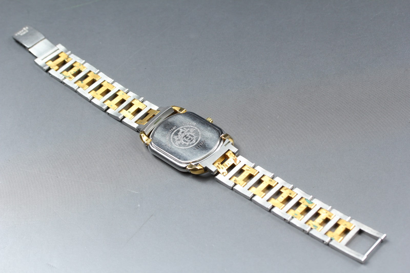 New Batt HERMES Rally RA1.240 Quartz Gold Dial Women's Watch 25mm JAPAN Box