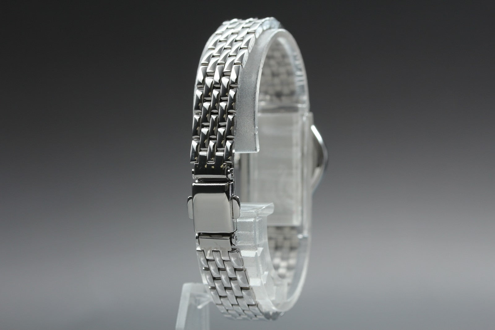 New Batt LONGINES L5.184.0 Quartz diamond bezel Silver Women's Watch 20mm JAPAN
