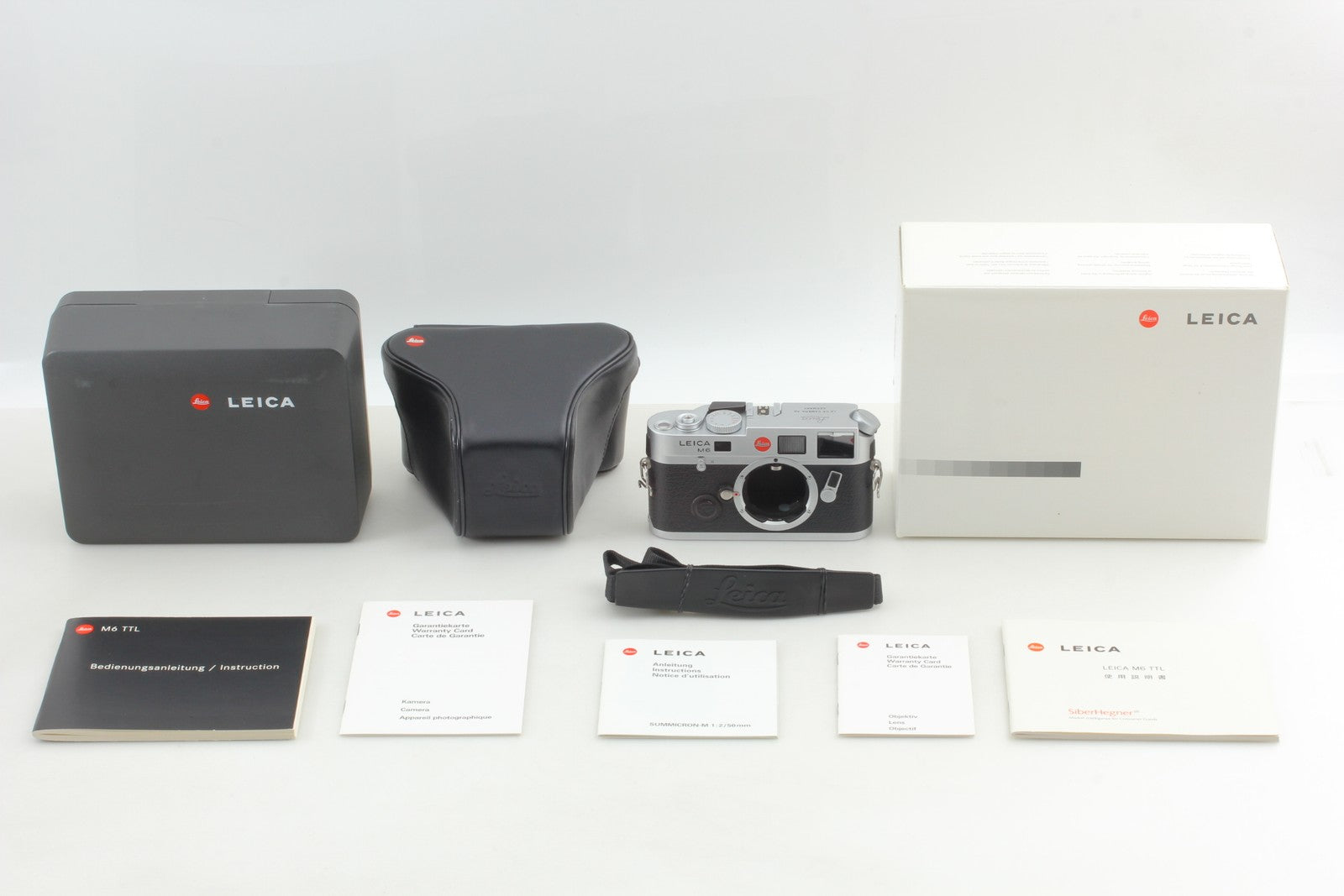 [Top MINT w/Box Strap] Leica M6 0.85 TTL 10466 Chrome 35mm Film Camera JAPAN