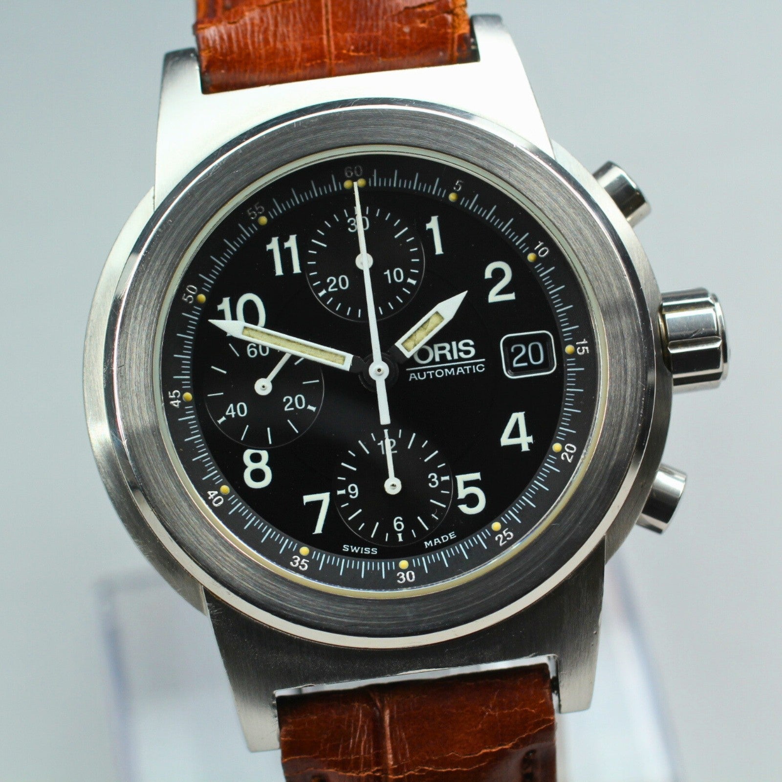 Vintage[Exc+5] ORIS Big Crown 7511 Automatic Men's Watch Chronograph 42mm  JAPAN