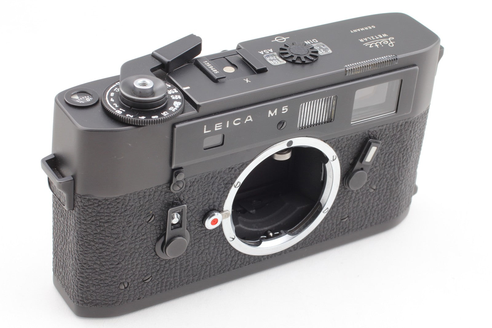 3 Lug Late Model [MINT] Leica M5 Black Rangefinder 35mm Film Camera From JAPAN