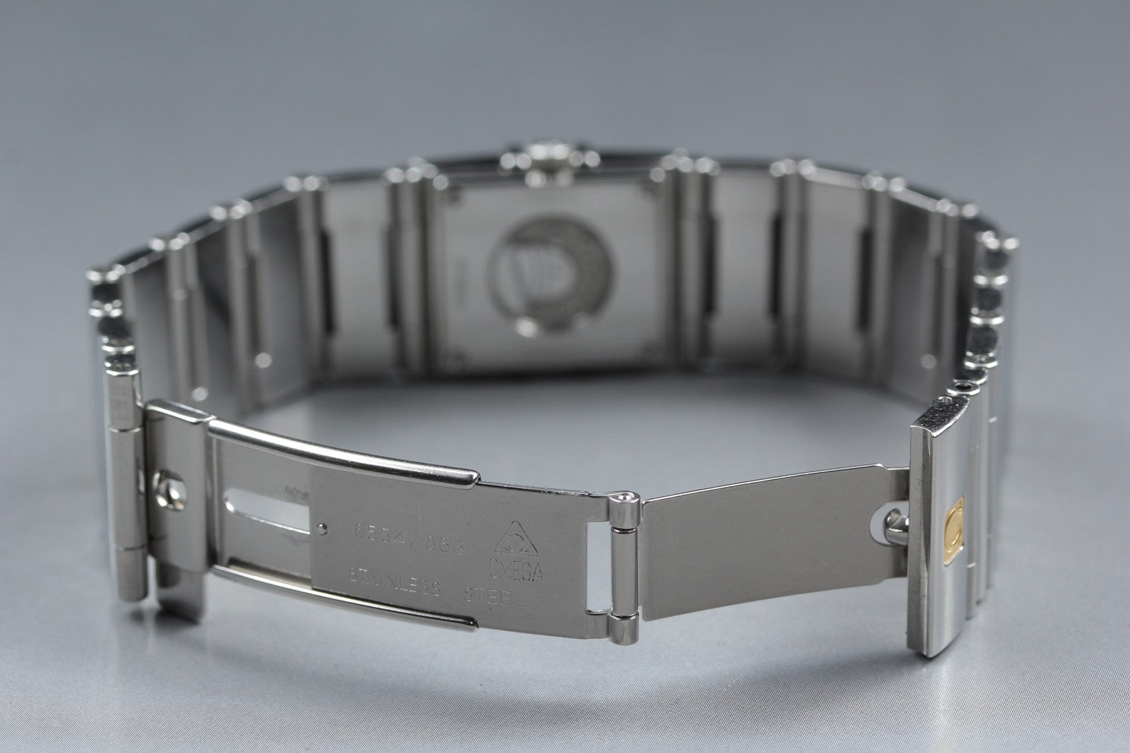 New Batt OMEGA Constellation Carre Quadra Cal.1376 1528.36 Quartz Women's Watch