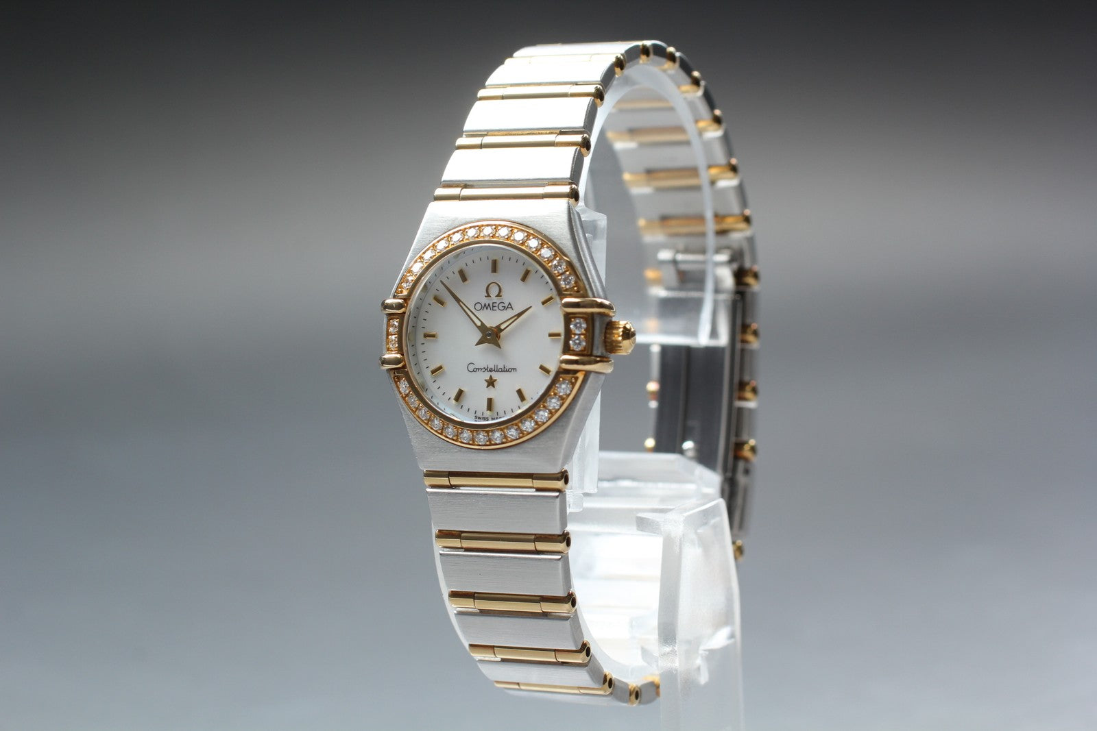 OMEGA Constellation Mini 895.1203 Cal.1456 Diamond 22mm Quartz Womens Watch