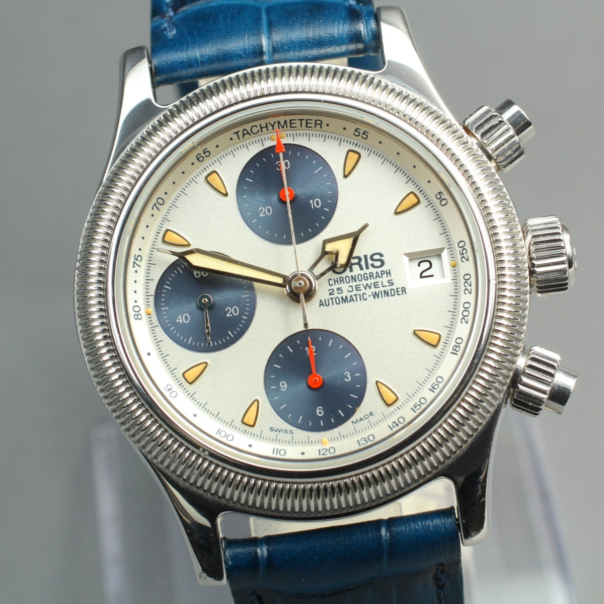Rare Vintage ORIS Big Crown 7480 Chronograph Automatic Men's Watch 39mm JAPAN