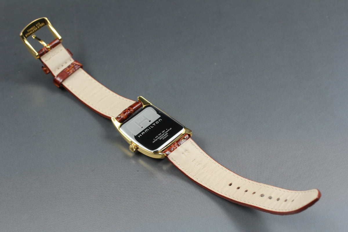 Hamilton American Classic Bolton H134310 27mm Gold Small Second Qz Unisex Watch