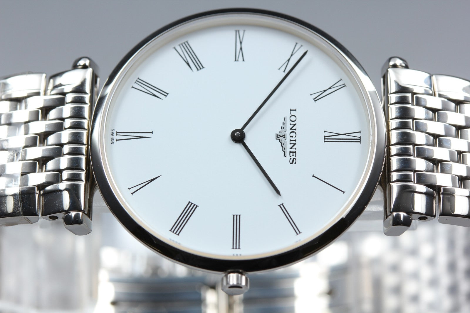 [MINT Box] LONGINES Grand Classic L4.709.4 White Dial Silver Quartz Men's Watch