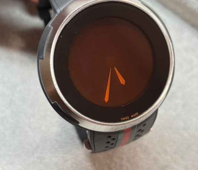 [Near MINT-] GUCCI I-Gucci Sports 114.1 Sherry Line Digital Men's Quartz Watch