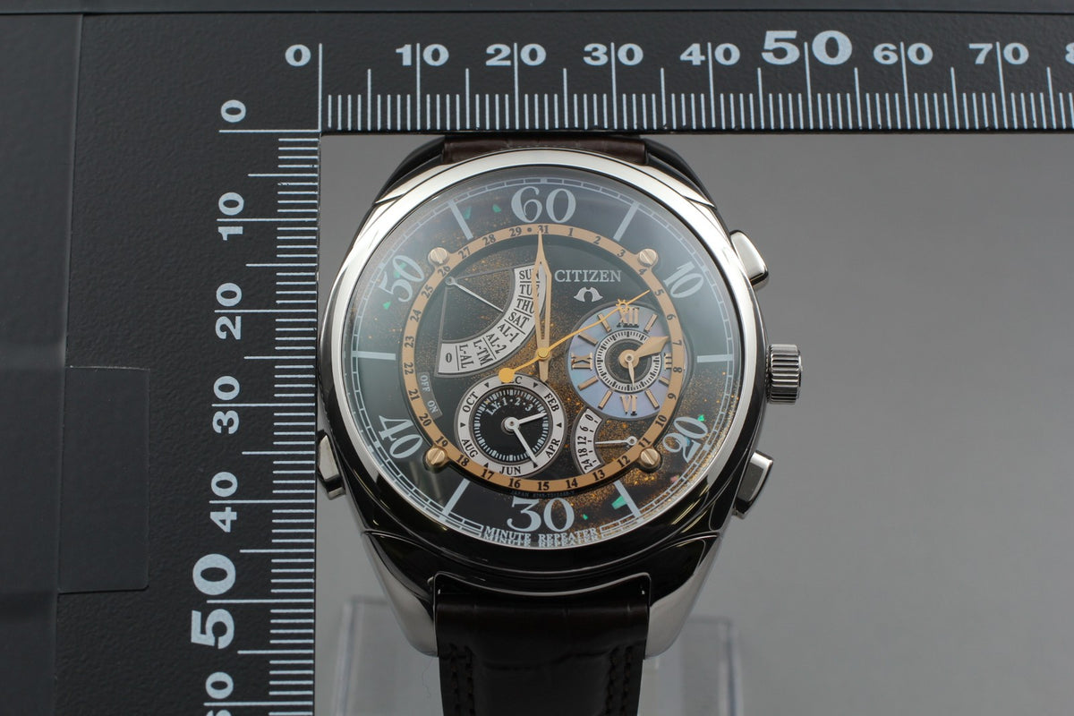 Limited[N MINT Box] Citizen Campanola 6765-T008186TA Minute Repeater Men's Watch