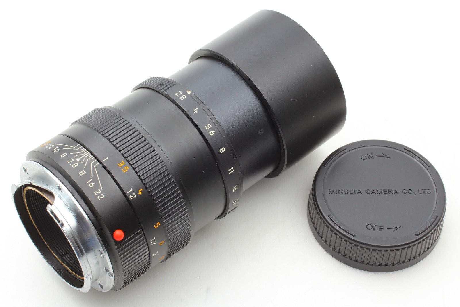 [MINT w/Case] Leica Elmarit M 90mm f2.8 E46 Black Lens From JAPAN
