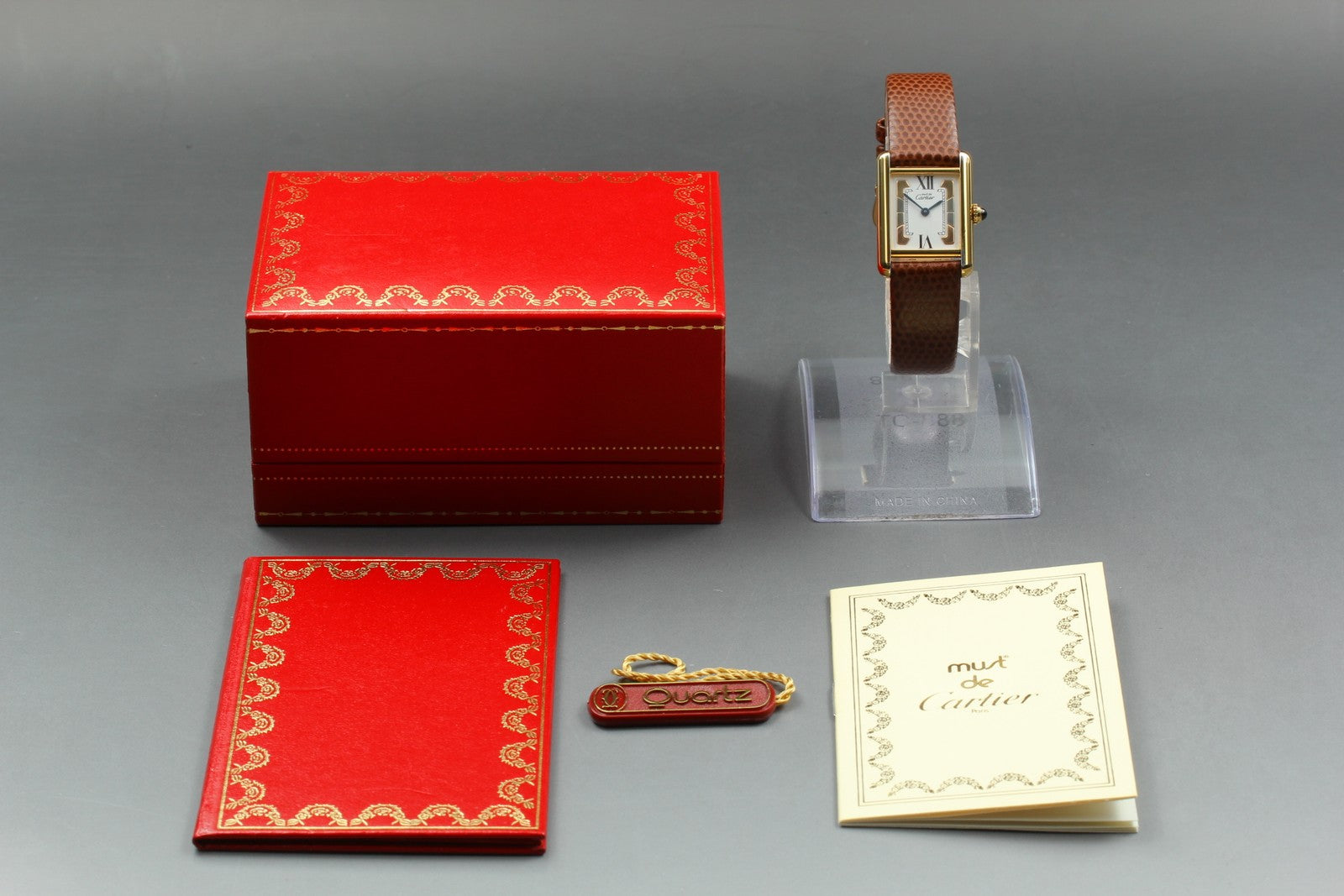 Vintage[Exc+5 Box] Cartier Must de Cartier Tank 5057001 SM 20mm Women's Qz Watch