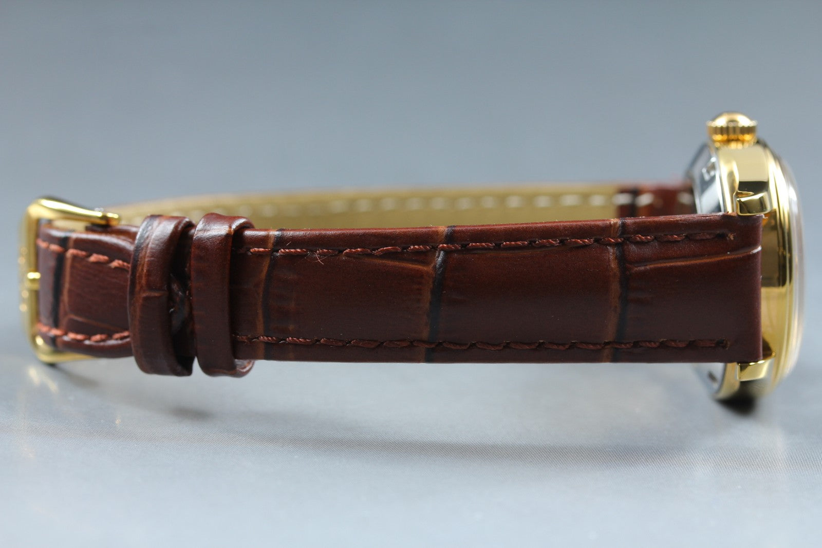 [Exc+5] ORIS Pointer Date 7405B Gold Brown 26mm Automatic Women's Watch