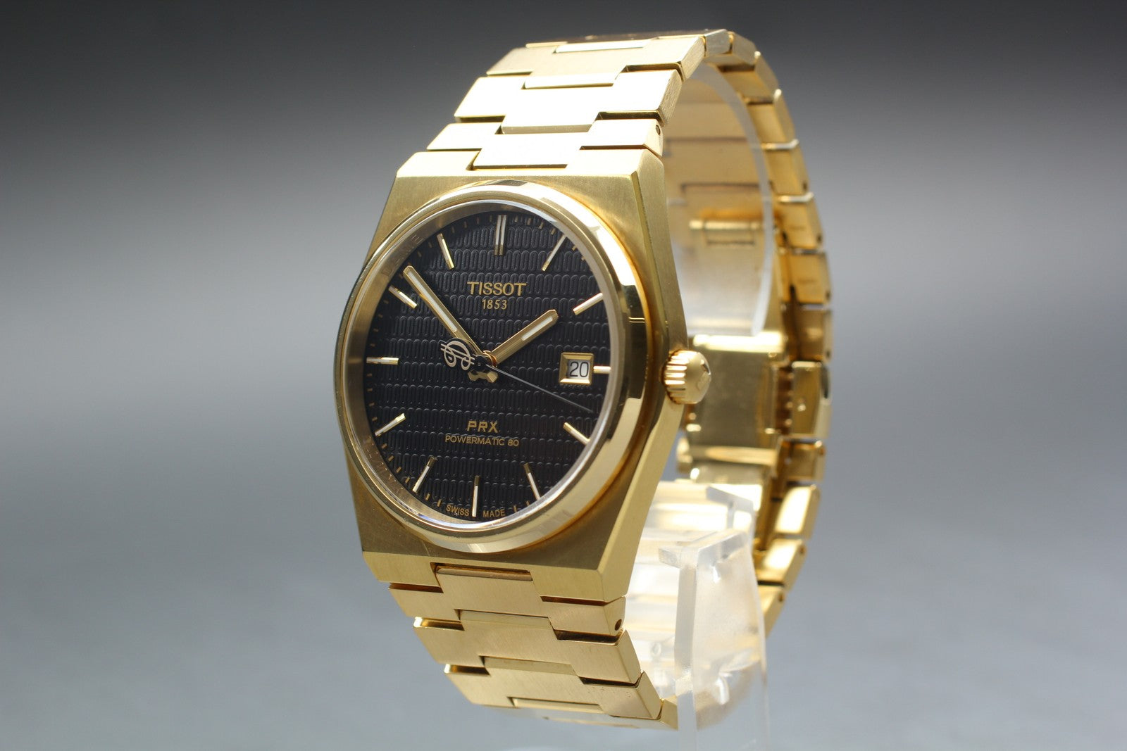 TISSOT Tissot PRX T137407T ADL Black Dial Automatic Men's Watch From JAPAN Exc+5