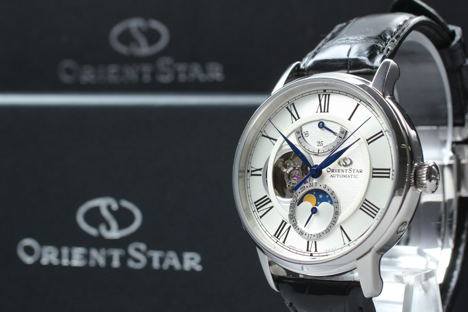 ORIENT Star Classic F7M6-UAB0 Automatic Silver Date Men's Watch 41mm N MINT*Box