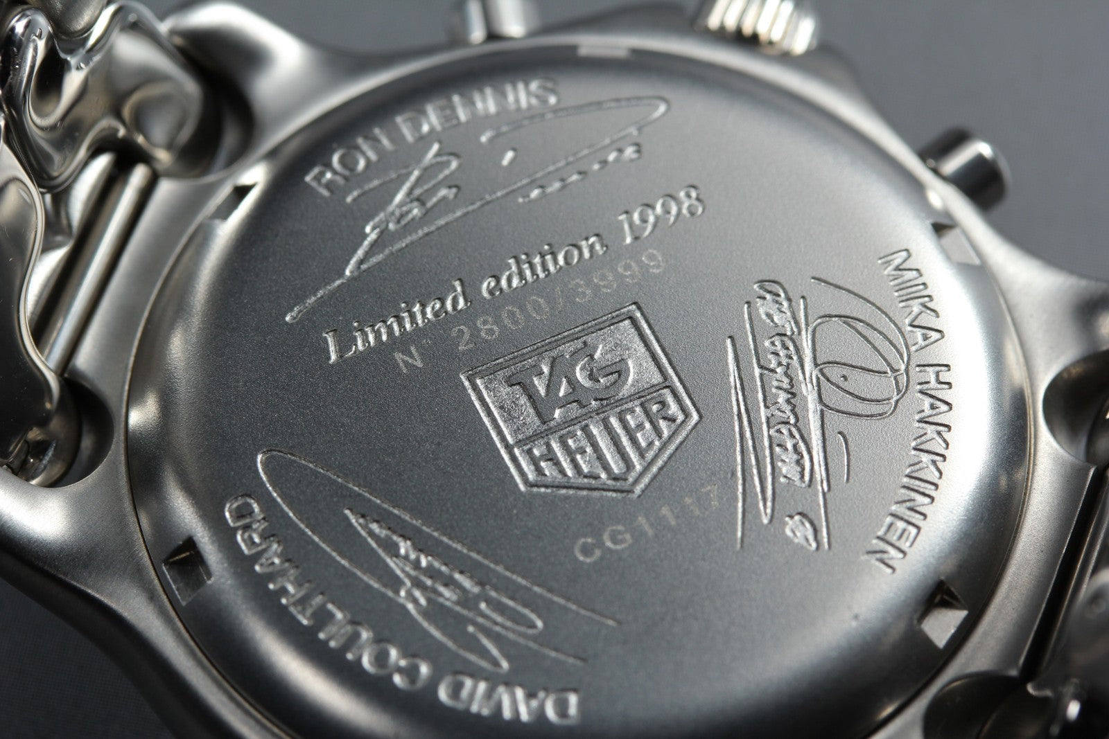 [READ!] TAG Heuer CG1117 S/el West McLaren Mercedes Limited Men's Qz Watch Box