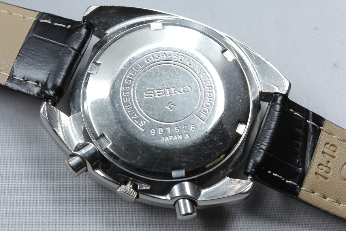 overhauled SEIKO 5 Sports Speed Timer 6139-6010 Automatic Men's Watch 39mm JAPAN