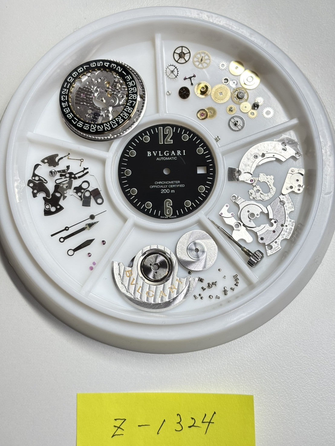 Overhauled [Exc+5] BVLGARI Diagono Scuba SD38S Black Automatic Men's Watch