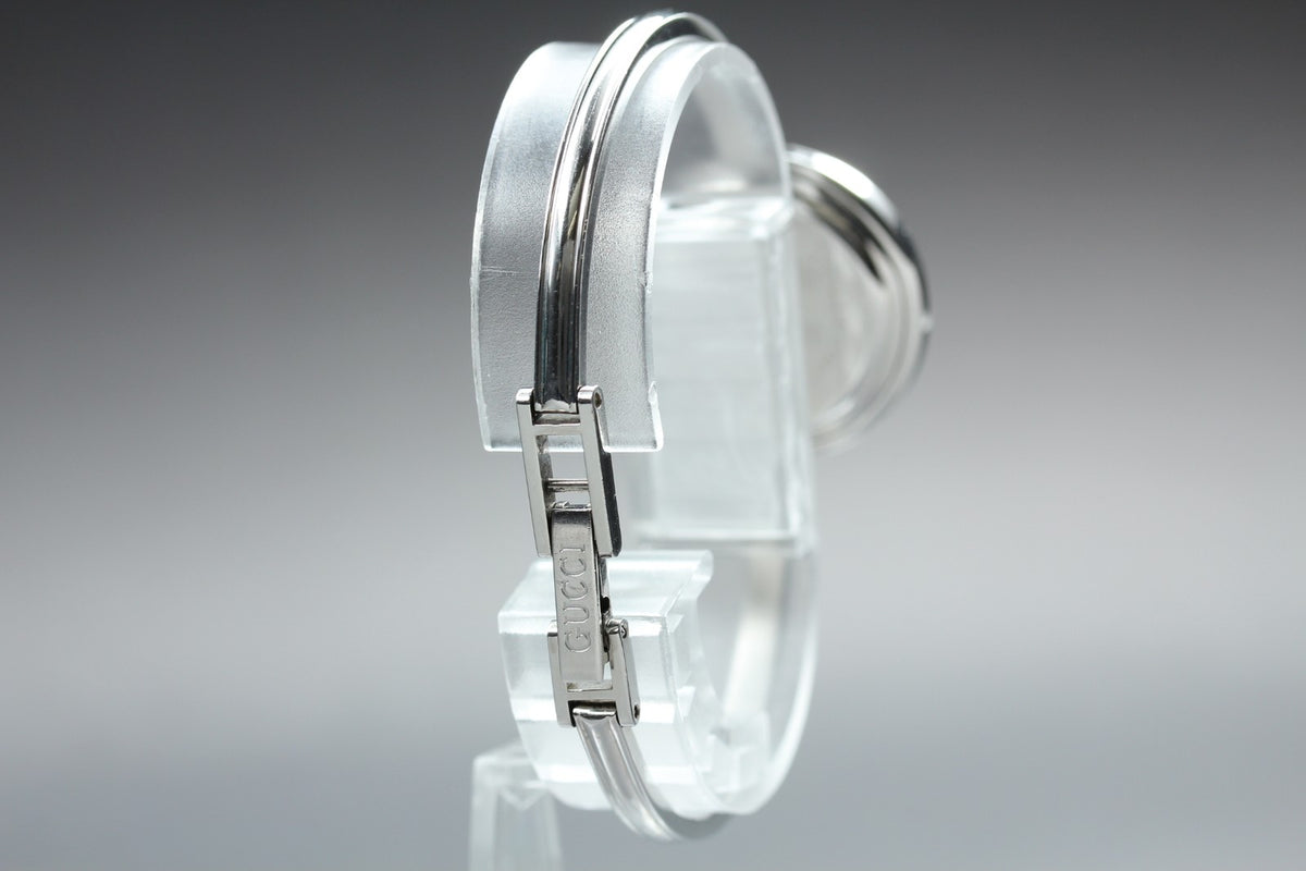 GUCCI Change Bezel 11/12.2L 12Color Quartz Silver Women's Watch 26mm JAPAN Box