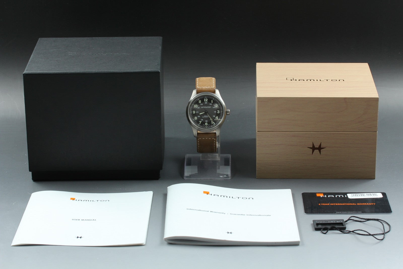 [Exc+5 Box] Hamilton Khaki Field H705400 41mm Automatic Men's Watch JAPAN