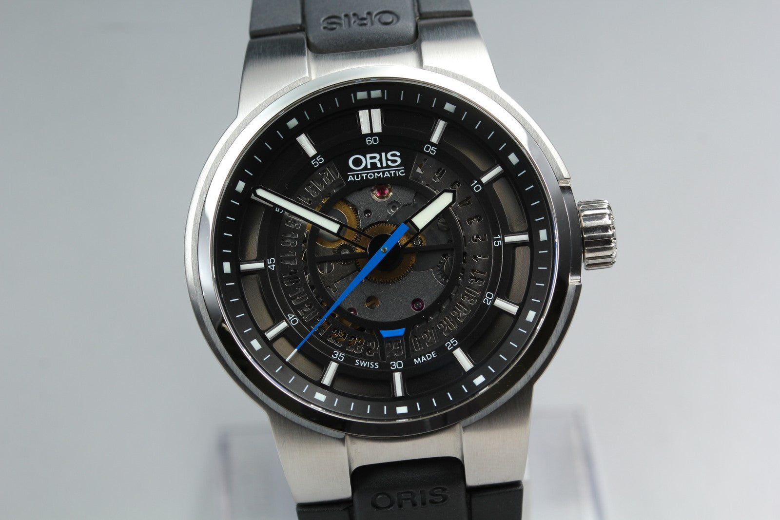 [Near MINT- Box] ORIS Williams Engine Date 7740 Black 42mm Automatic Men's Watch